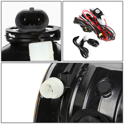 D-Motoring - Fog Lights - W / Switch - Amber Lens - Plug-n-Play - Pair - Dodge Ram 1500 / 2500 / 3500 - 5