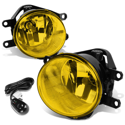 D-Motoring - Fog Lights - W / Switch - Amber Lens - Plug-n-Play - Pair - Toyota Corolla / Highlander / Tacoma / Tundra / Lexus RX350 / RX450h - 1