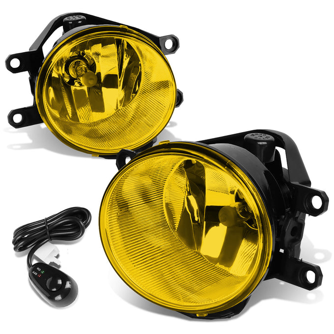 D-Motoring - Fog Lights - W / Switch - Amber Lens - Plug-n-Play - Pair - Toyota Corolla / Highlander / Tacoma / Tundra / Lexus RX350 / RX450h - 1