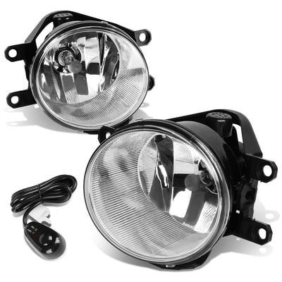 D-Motoring - Fog Lights - W / Switch - Clear Lens - Plug-n-Play - Pair - Toyota Corolla / Highlander / Tacoma / Tundra / Lexus RX350 / RX450h - 1