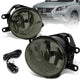 Smoked Lens Fog Lights w/ Switch + Wiring Harnesses <br>14-16 Toyota Corolla Highlander
