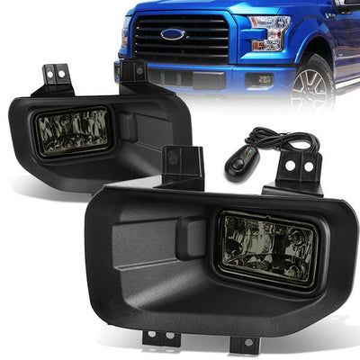 Factory Style Fog Lights w/ Switch + Wiring Harnesses <br>15-17 Ford F150
