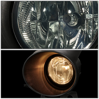 D-Motoring - Fog Lights - W / Switch - Smoked Lens - Plug-n-Play - Pair - Ford F-150 / Lincoln Mark LT - 2