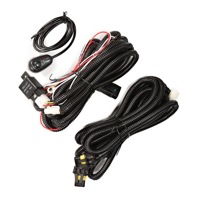 D-Motoring - Fog Lights - W / Switch - Smoked Lens - Plug-n-Play - Pair - Ford F-150 / Lincoln Mark LT - 4