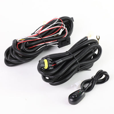 D-Motoring - Fog Lights - W / Switch - Smoked Lens - Plug-n-Play - Pair - 08-16 Toyota Sequioa - 4