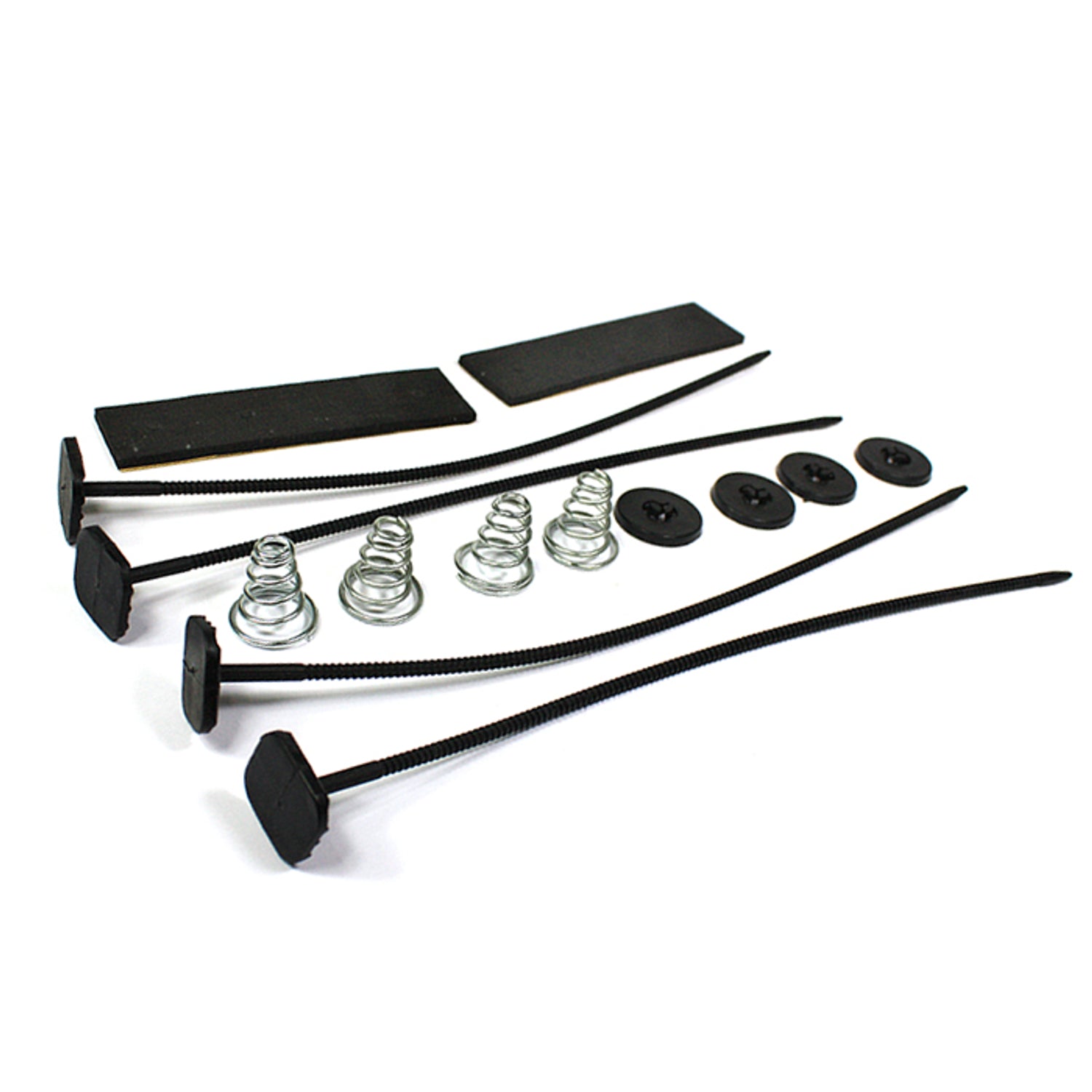 D-Motoring - Radiator Fan Mounting Kit - W/ Tie Strap+Lock+Pad Kits - Universal - 1