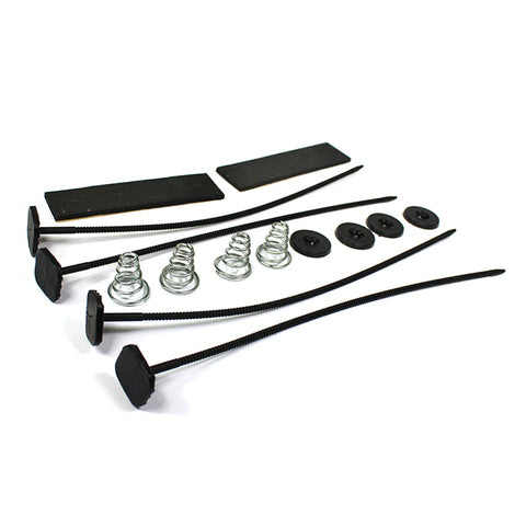 D-Motoring - Radiator Fan Mounting Kit - W/ Tie Strap+Lock+Pad Kits - Universal - 1