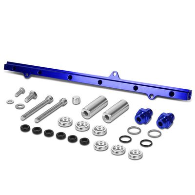 D-Motoring - Fuel Rail Kit - Fits 10.5mm-11mm Top Feed Injectors - Aluminum - 93-98 Toyota Supra - 7