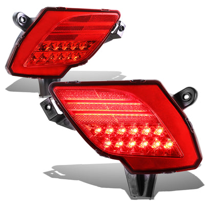 D-Motoring - Bumper Lights - LED - Red Lens - Plug-n-Play - Pair - 13-16 Mazda CX5 - 1