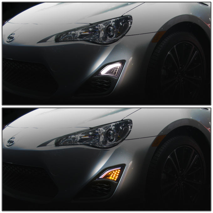 D-Motoring - Turn Signal Lights - Black Housing - Plug-n-play - Pair - 13-16 Scion FRS - 5