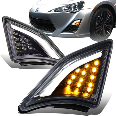 Black Housing LED Turn Signal Lights<br>13-16 Scion FRS