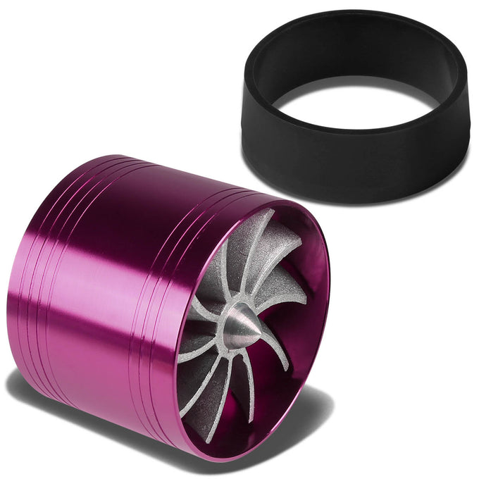 D-Motoring - Turbonator - 2.55 in. (Diameter) x 2 in. (Length) - Fits 2.5 in. to 2.9 in. Air Intake Hose - Aluminum - 6