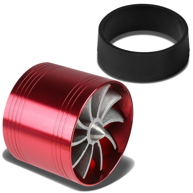 D-Motoring - Turbonator - 2.55 in. (Diameter) x 2 in. (Length) - Fits 2.5 in. to 2.9 in. Air Intake Hose - Aluminum - 7
