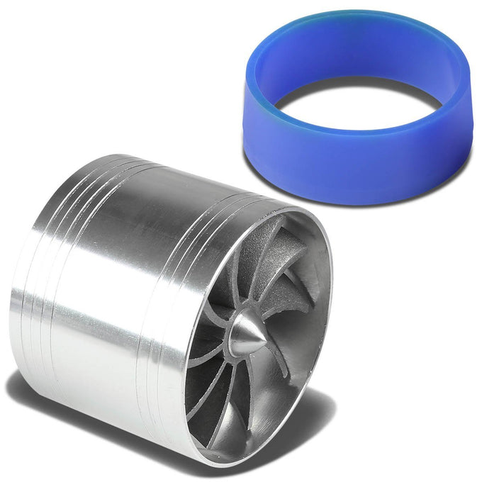 D-Motoring - Turbonator - 2.55 in. (Diameter) x 2 in. (Length) - Fits 2.5 in. to 2.9 in. Air Intake Hose - Aluminum - 8