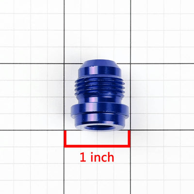 AN4 Thread Weld-On Male Fitting Bung Adapter - Aluminum