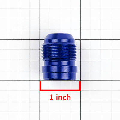 AN4 Thread Weld-On Male Fitting Bung Adapter - Aluminum
