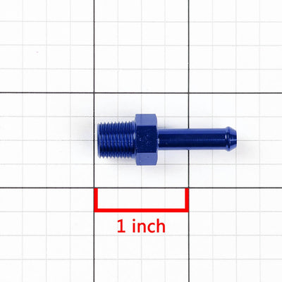 1/2 in. NPT MALE Straight to 5/8 in. Nipple Hose Barb Fitting Adapter - Aluminum
