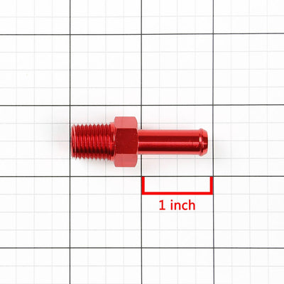 1/2 in. NPT MALE Straight to 5/8 in. Nipple Hose Barb Fitting Adapter - Aluminum
