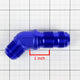 D-Motoring - Fitting Adapter - 45 Degree [Dimension: 3AN-16AN] - 16