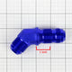 D-Motoring - Fitting Adapter - 45 Degree [Dimension: 3AN-16AN] - 17