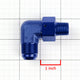 D-Motoring - Fitting Adapter - 90 Degree [Dimension: 10AN/6AN-12AN/8AN] - 6