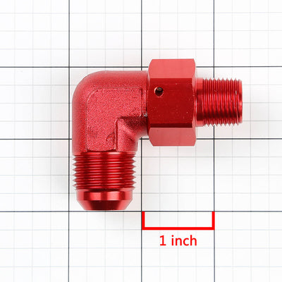 D-Motoring - Fitting Adapter - 90 Degree [Dimension: 10AN/6AN-12AN/8AN] - 1