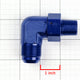 D-Motoring - Fitting Adapter - 90 Degree [Dimension: 10AN/6AN-12AN/8AN] - 7