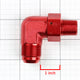 D-Motoring - Fitting Adapter - 90 Degree [Dimension: 10AN/6AN-12AN/8AN] - 5
