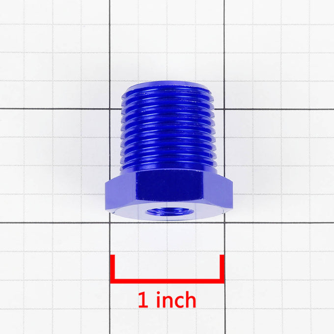 D-Motoring - Fitting Adapter - Nut to Male Adapter [Dimension: 4AN/2AN-16AN/12AN] - 13