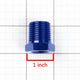 1/8 in. NPT Female to 1/2 in. NPT Male Reducer Fitting Adapter - Aluminum