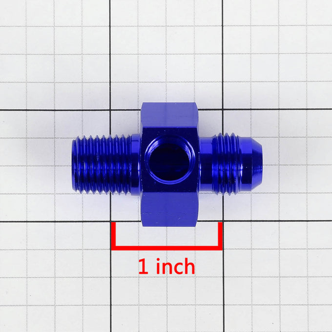 D-Motoring - Fitting Adapter - 1/8 NPT Weld-on Adapter [Dimension: 6AN/4AN-8AN/8AN] - 5