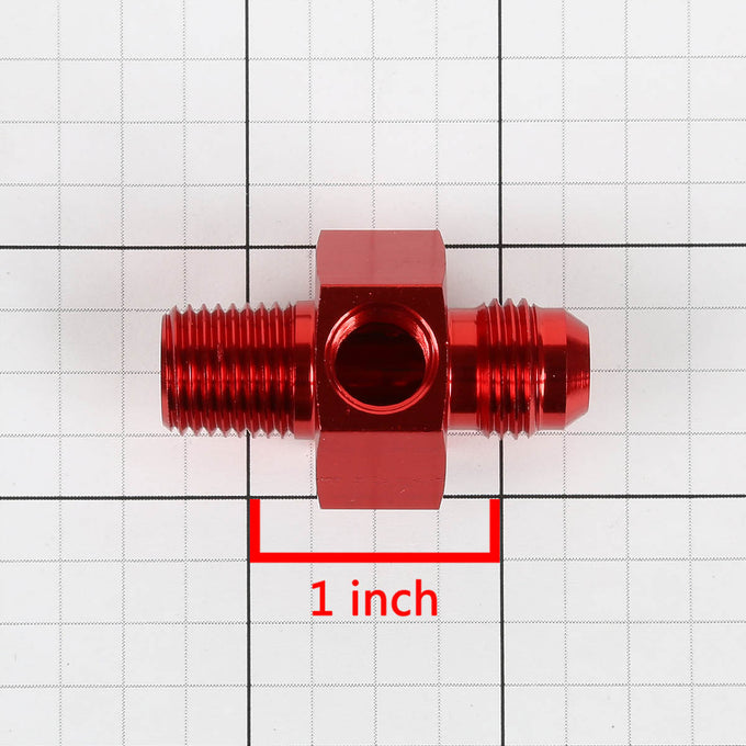 D-Motoring - Fitting Adapter - 1/8 NPT Weld-on Adapter [Dimension: 6AN/4AN-8AN/8AN] - 10