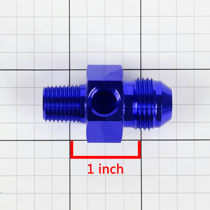 D-Motoring - Fitting Adapter - 1/8 NPT Weld-on Adapter [Dimension: 6AN/4AN-8AN/8AN] - 7