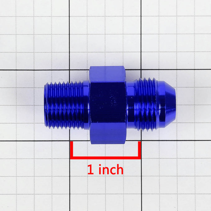 D-Motoring - Fitting Adapter - 1/8 NPT Weld-on Adapter [Dimension: 6AN/4AN-8AN/8AN] - 8