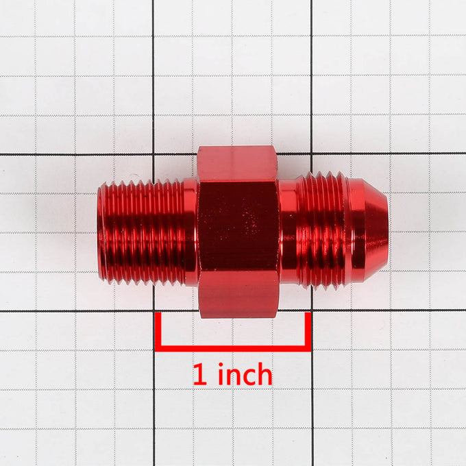 D-Motoring - Fitting Adapter - 1/8 NPT Weld-on Adapter [Dimension: 6AN/4AN-8AN/8AN] - 14