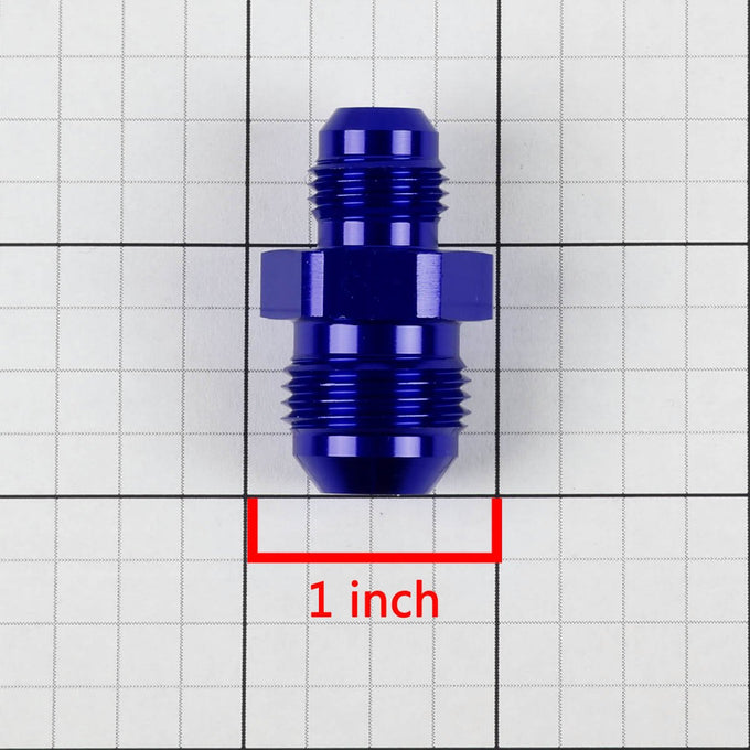 AN3 Male Flare to AN4 Reducer Fitting Adapter - Aluminum