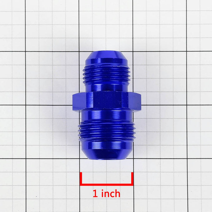 AN3 Male Flare to AN4 Reducer Fitting Adapter - Aluminum