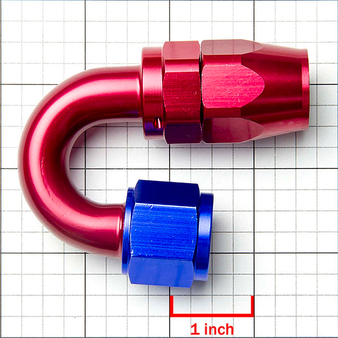 D-Motoring - Fitting Adapter - Elbow Swivel - 180 Degree [Dimension: 4AN-12AN] - 2