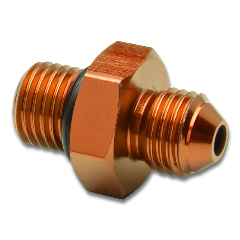 D-Motoring - Adapter Fitting - Straight - 4AN - 7/16-20 UNF - 1