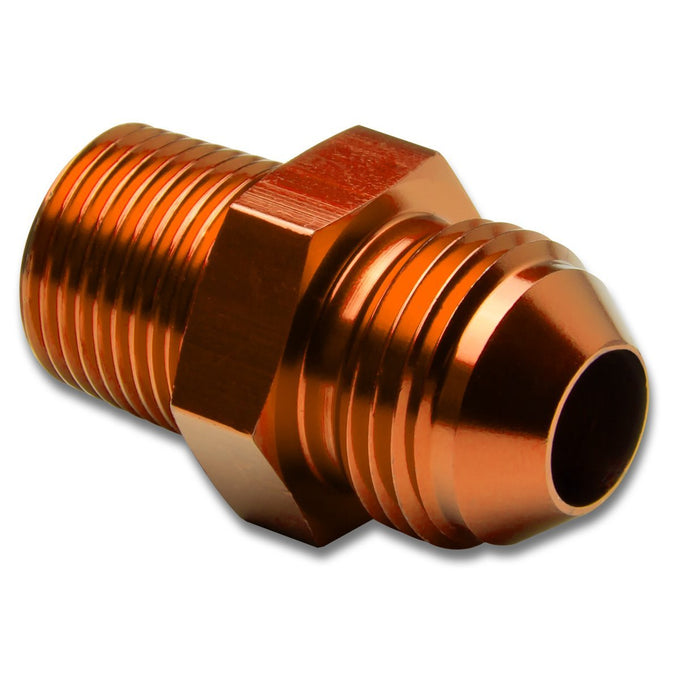 D-Motoring - Fitting Adapter - Straight - 8AN - 3/8-18 UNF - 4