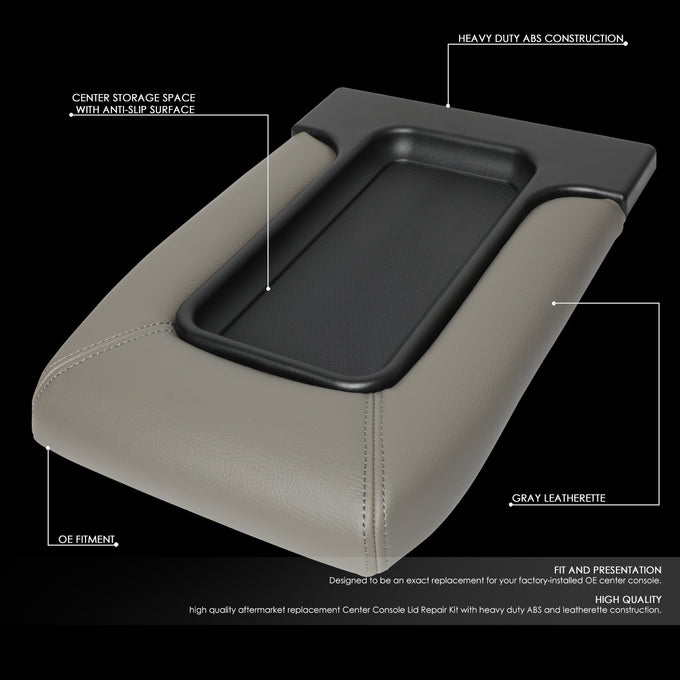 D-Motoring - 02-07 Cadillac Escalade ESV EXT Chevrolet Avalanche Silverado Suburban Center Console Lid - 2