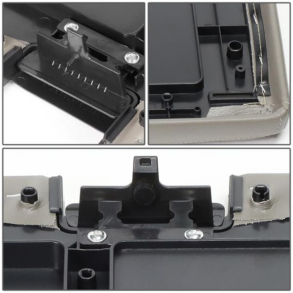 07-14 Silverado Sierra Center Console Lid - Repair Kit - Grey - GECS-003-GY - 4