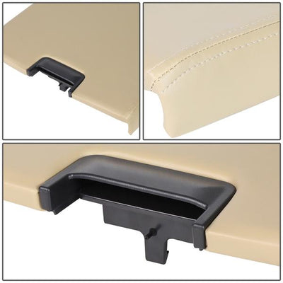 07-14 Silverado Sierra Center Console Lid - Repair Kit - Beige - GECS-003-YE - 3