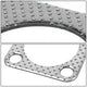 Universal 46mm 4-Bolt Turbo External Wastegate Exhaust Gasket - Aluminum