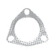 Universal 54mm 3-Bolt Turbo External Wastegate Exhaust Gasket - Aluminum