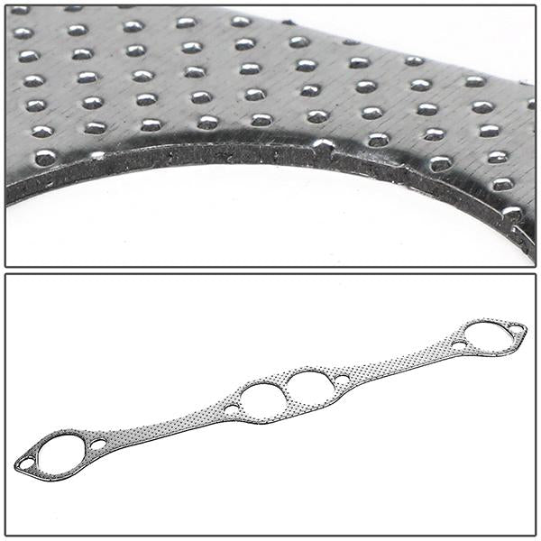 Exhaust Manifold Gasket Set <br>Chevy 265-400 Small Block SBC V8 Engine Oval Port