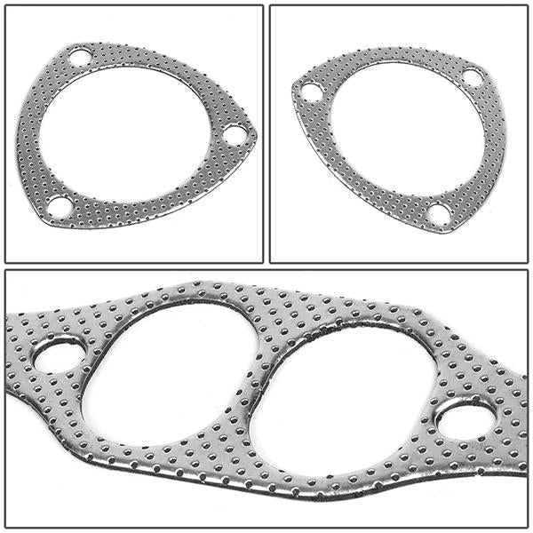 Exhaust Manifold Gasket Set <br>Chevy 265-400 Small Block SBC V8 Engine Oval Port