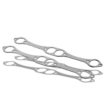 D-Motoring - Gasket - For Exhaust Header - Aluminum - Chevy Small Block SBC/G/P-Series/Camaro - 1