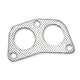 D-Motoring - Gasket - For Exhaust Header - Aluminum - Honda 2 Hole Downpipe - 1
