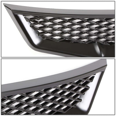 D-Motoring - Bumper Grille - ABS - Black - 06-08 Honda Civic - 3